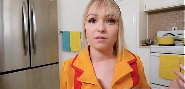 Alex Jett suggets his stepsister Lilly Bell to get into sex work